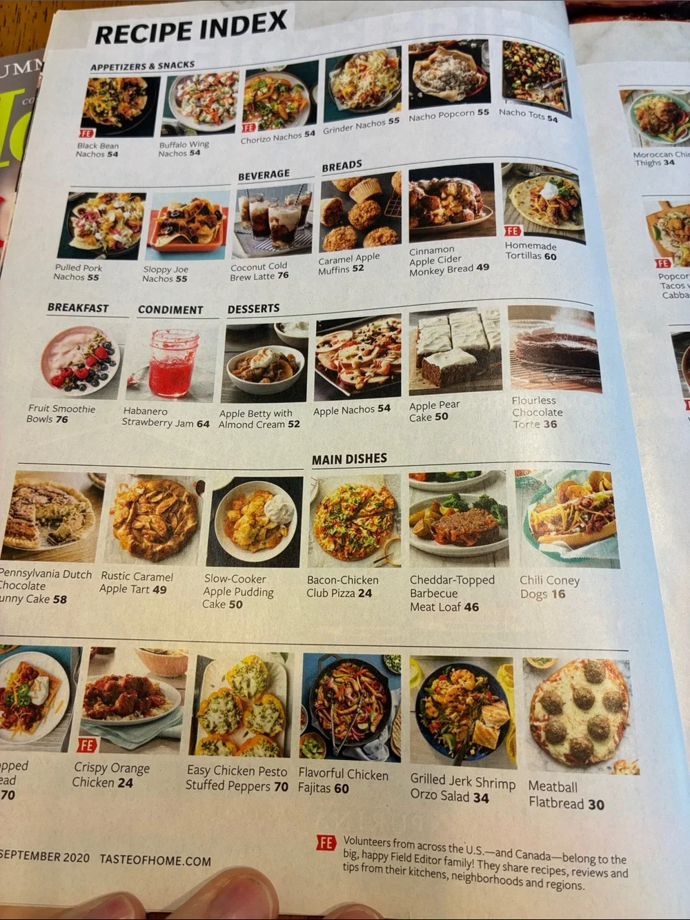 Lot of three Taste of Home cookbook Magazines
